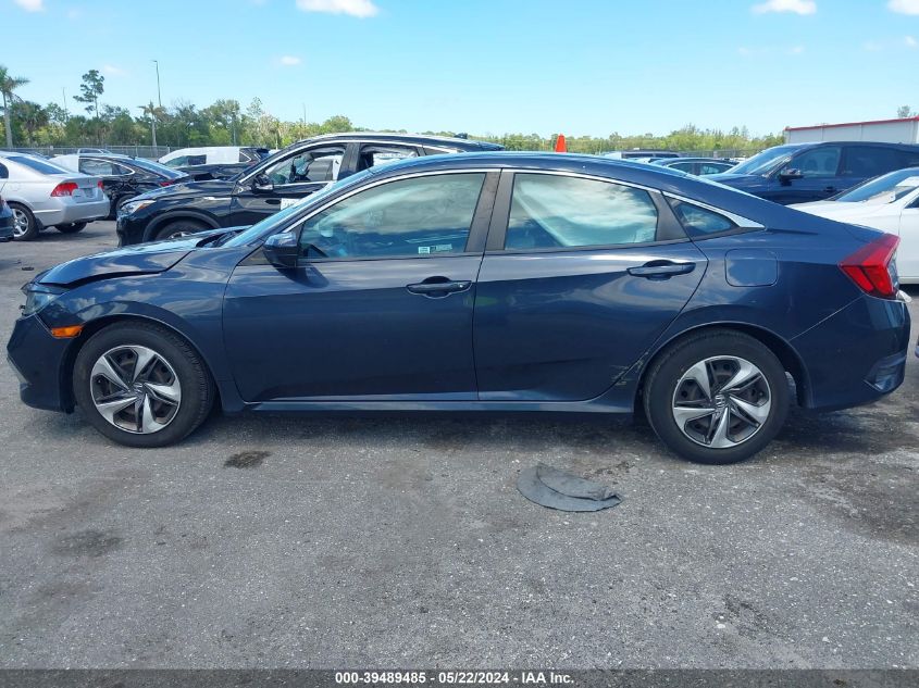 2019 Honda Civic Lx VIN: 19XFC2F69KE038569 Lot: 39489485