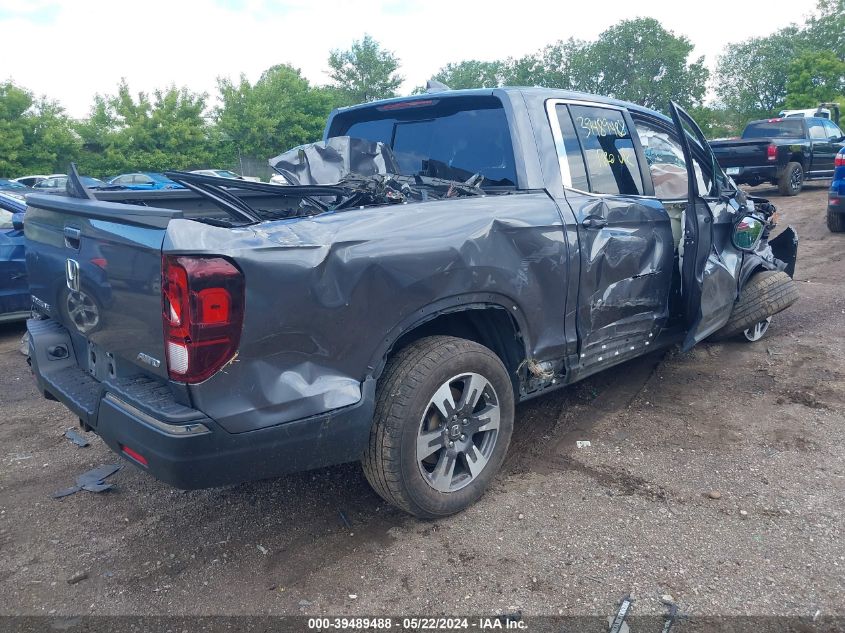 2019 Honda Ridgeline Rtl VIN: 5FPYK3F56KB029709 Lot: 39489488