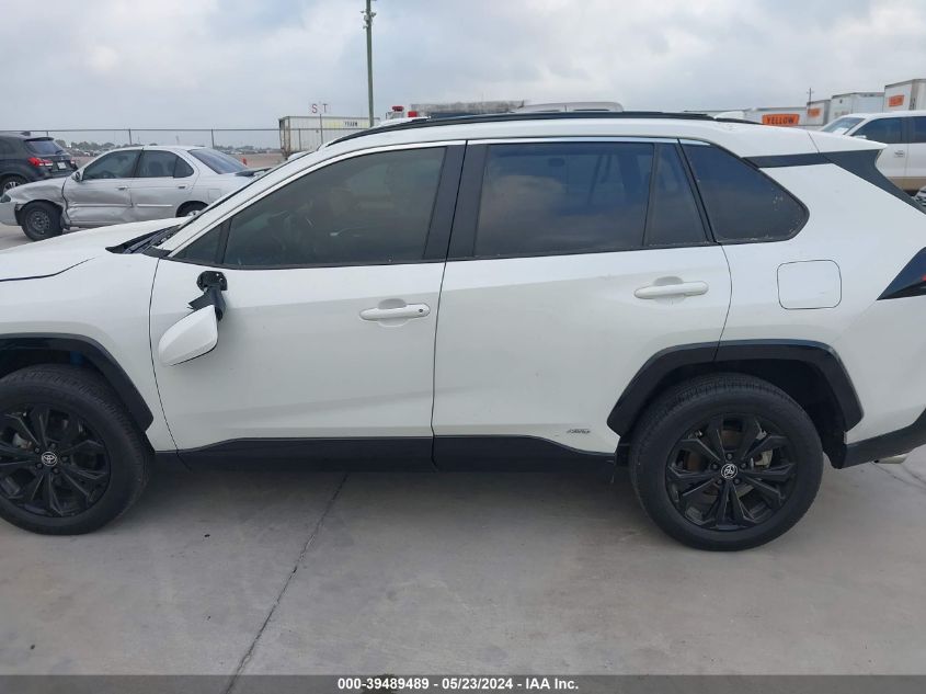 2022 Toyota Rav4 Se Hybrid VIN: JTM16RFV3NJ021324 Lot: 39489489