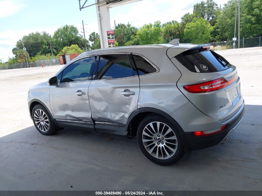 2018 Lincoln Mkc Reserve VIN: 5LMCJ3C93JUL04917 Lot: 39489490