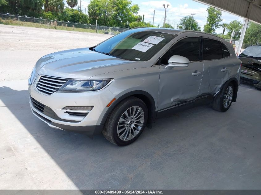 2018 Lincoln Mkc Reserve VIN: 5LMCJ3C93JUL04917 Lot: 39489490