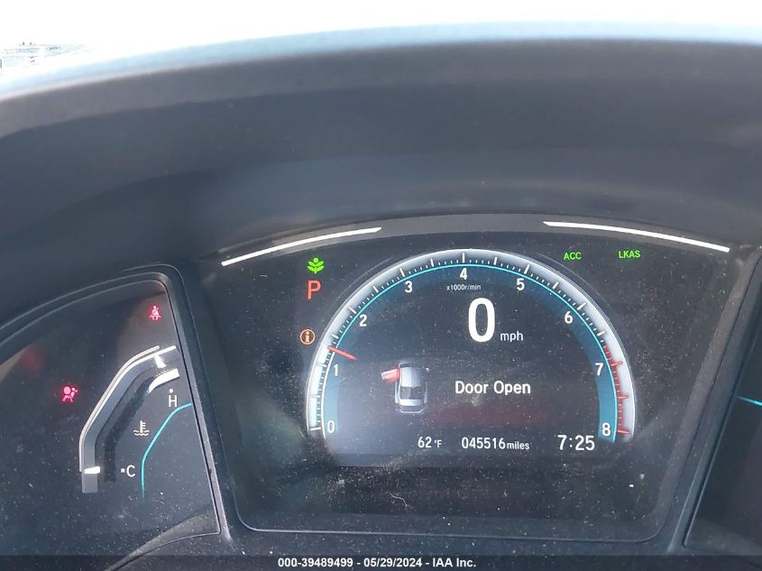 2020 Honda Civic Lx VIN: 2HGFC2F66LH509780 Lot: 39489499