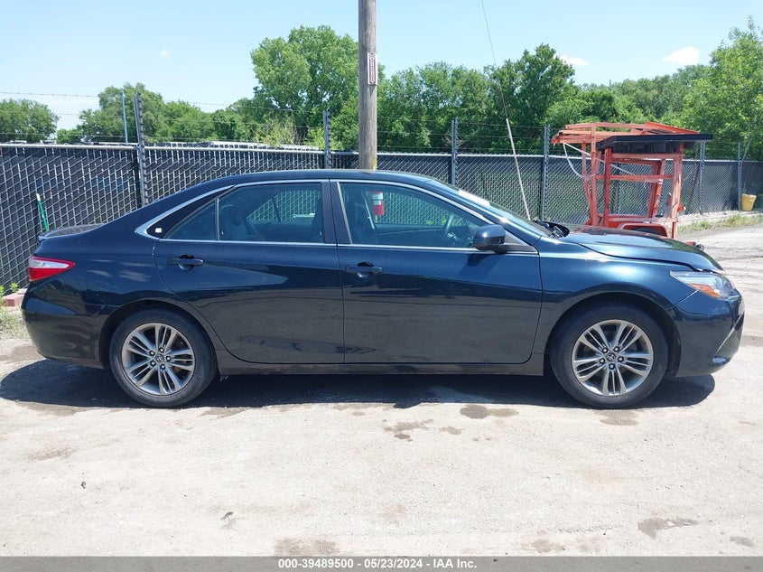 2016 Toyota Camry Se VIN: 4T1BF1FK2GU582297 Lot: 39489500