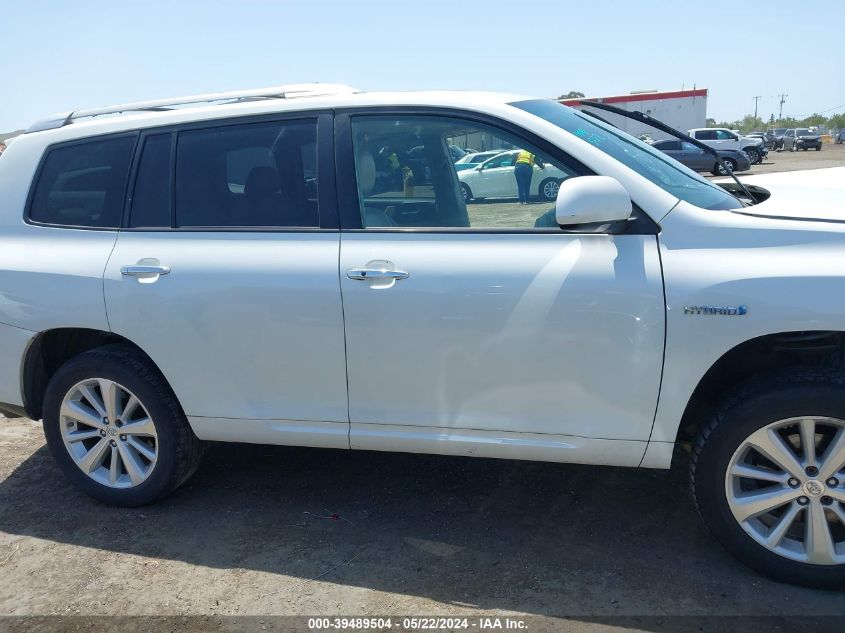 2008 Toyota Highlander Hybrid Limited VIN: JTEEW44A682022157 Lot: 39489504