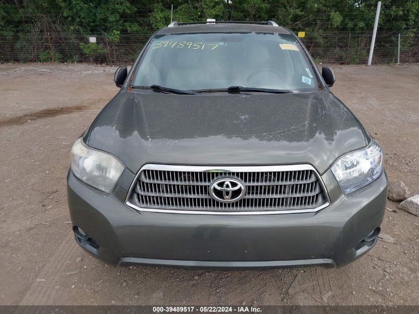 2009 Toyota Highlander Hybrid Limited VIN: JTEEW44A092030630 Lot: 39489517