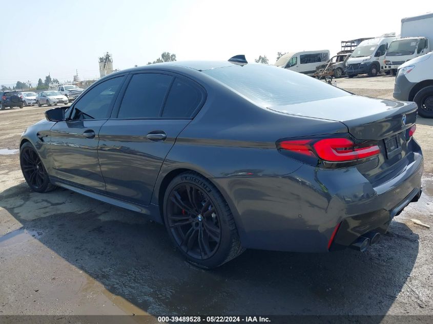 2022 BMW M5 VIN: WBS83CH06NCK21648 Lot: 39489528