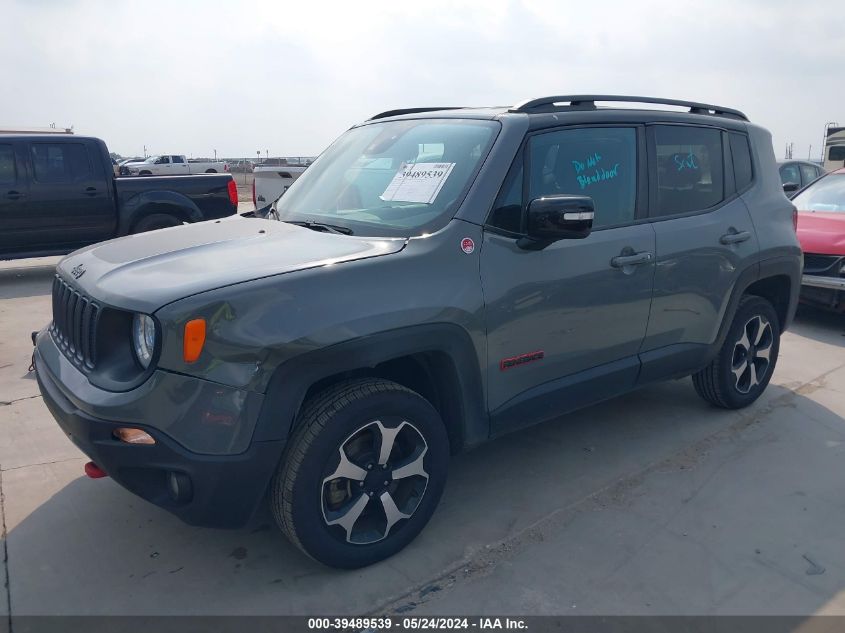 2022 Jeep Renegade Trailhawk 4X4 VIN: ZACNJDC19NPN48673 Lot: 39489539