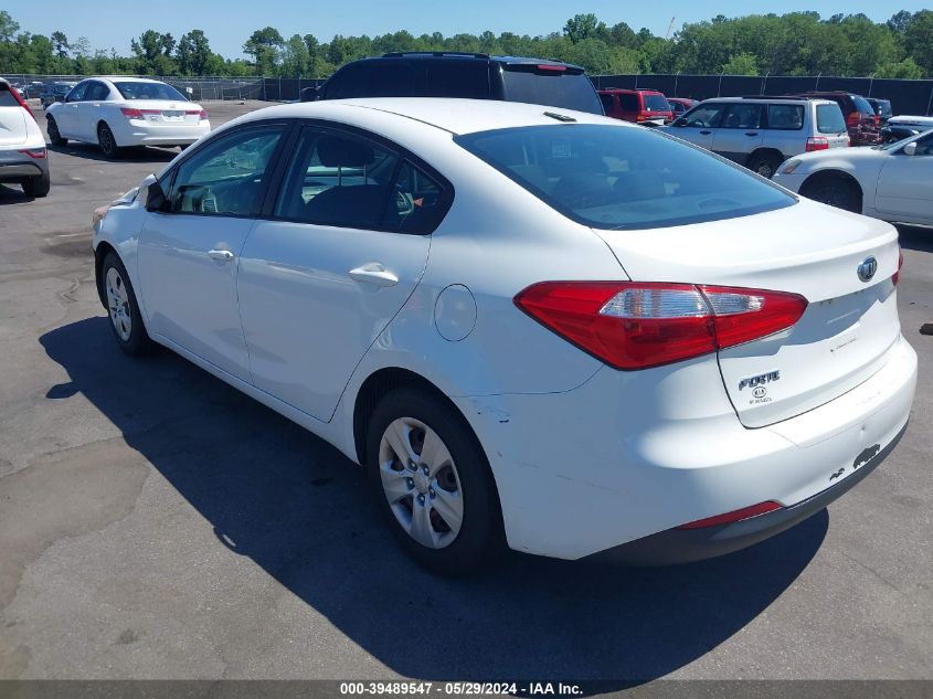 2016 Kia Forte Lx VIN: KNAFK4A6XG5481500 Lot: 39489547