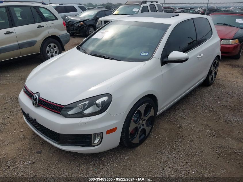 2011 Volkswagen Gti 2-Door VIN: WVWFV7AJ2BW104873 Lot: 39489555