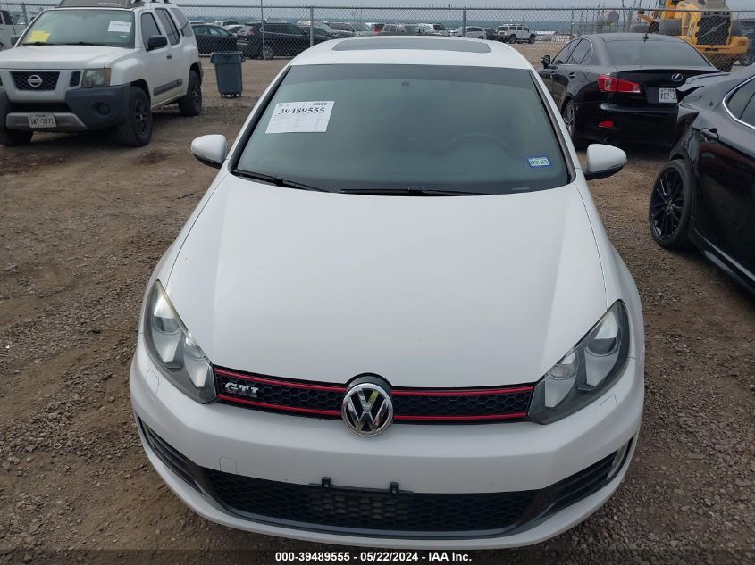 2011 Volkswagen Gti 2-Door VIN: WVWFV7AJ2BW104873 Lot: 39489555