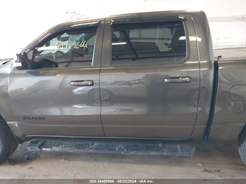 2021 Ram 1500 Big Horn 4X4 5'7 Box VIN: 1C6SRFFT4MN569355 Lot: 39489566