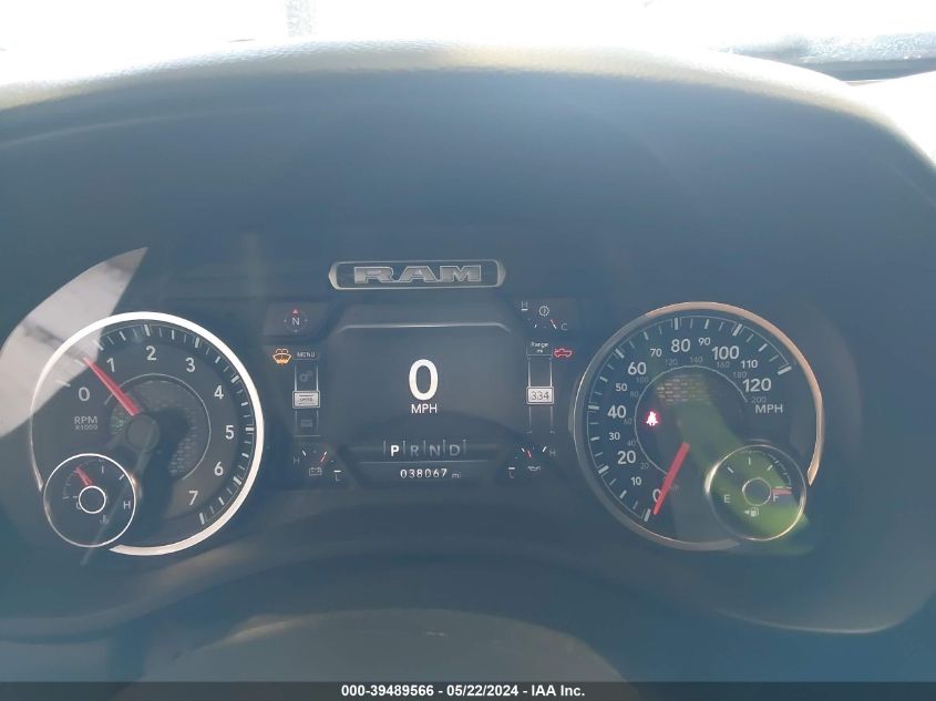 2021 Ram 1500 Big Horn 4X4 5'7 Box VIN: 1C6SRFFT4MN569355 Lot: 39489566