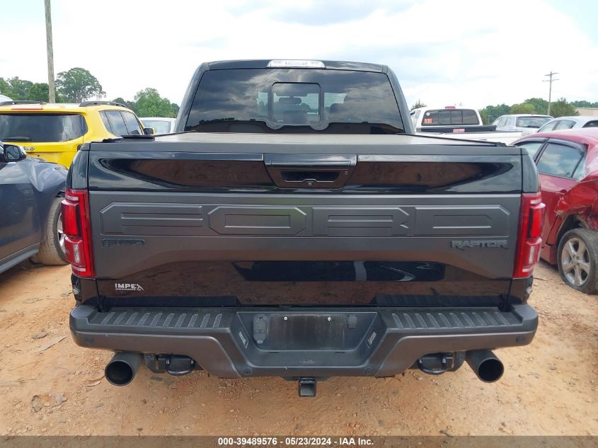 2017 Ford F-150 Raptor VIN: 1FTFW1RG2HFB38825 Lot: 39489576