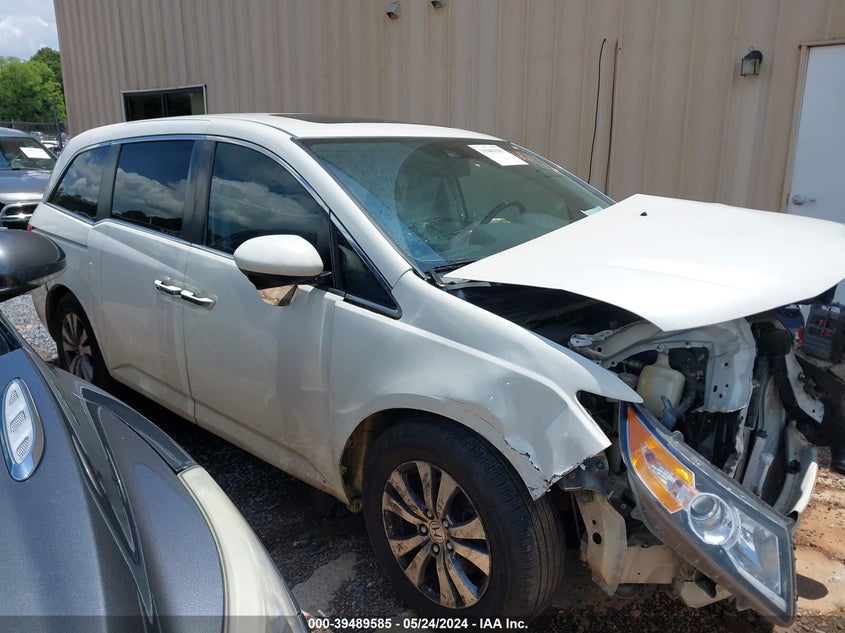 2016 Honda Odyssey Ex-L VIN: 5FNRL5H60GB037811 Lot: 39489585