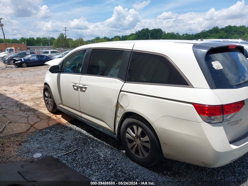 2016 Honda Odyssey Ex-L VIN: 5FNRL5H60GB037811 Lot: 39489585