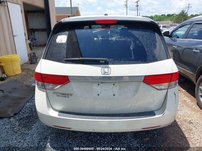 2016 Honda Odyssey Ex-L VIN: 5FNRL5H60GB037811 Lot: 39489585