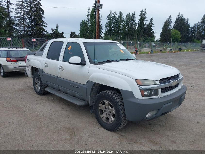 2002 Chevrolet Avalanche 1500 K1500 VIN: 3GNEK13TX2G274677 Lot: 39489642