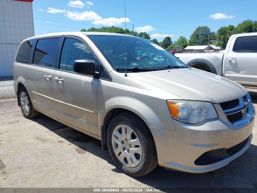 2014 Dodge Grand Caravan Se VIN: 2C4RDGBGXER471472 Lot: 39489643