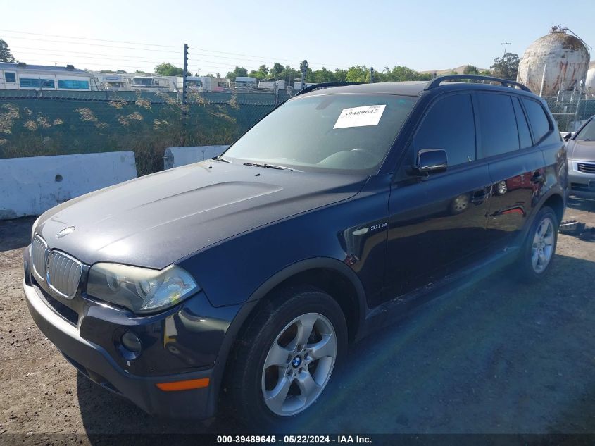 2007 BMW X3 3.0Si VIN: WBXPC93477WF23084 Lot: 39489645