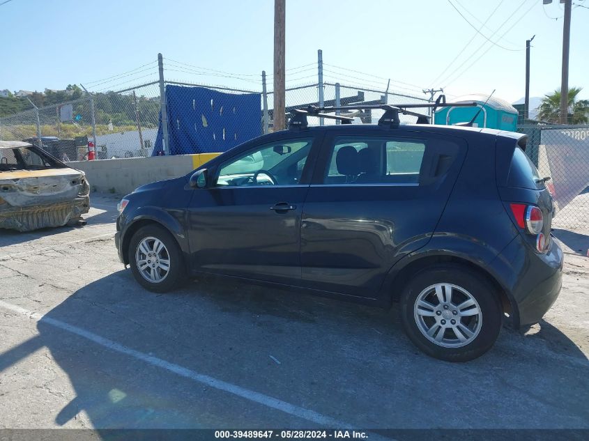 2013 Chevrolet Sonic Lt Manual VIN: 1G1JD6SB8D4218897 Lot: 39489647