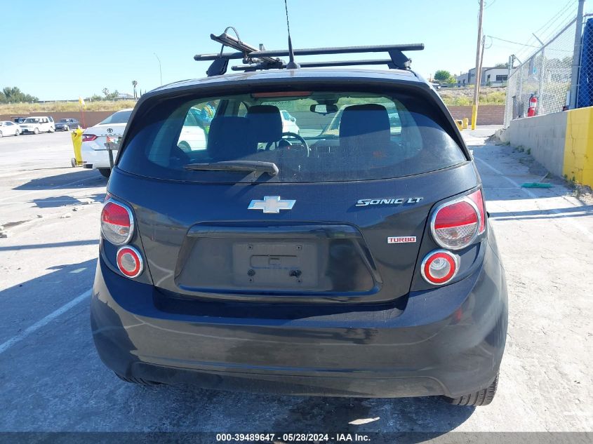 2013 Chevrolet Sonic Lt Manual VIN: 1G1JD6SB8D4218897 Lot: 39489647