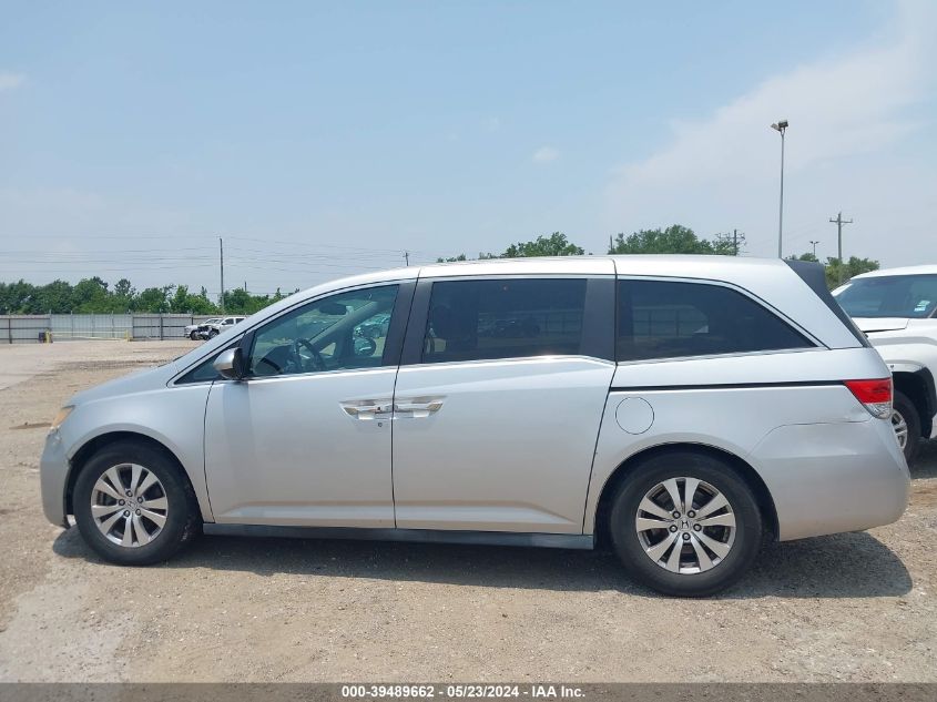 2014 Honda Odyssey Ex-L VIN: 5FNRL5H68EB092911 Lot: 39489662