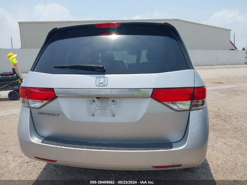 2014 Honda Odyssey Ex-L VIN: 5FNRL5H68EB092911 Lot: 39489662