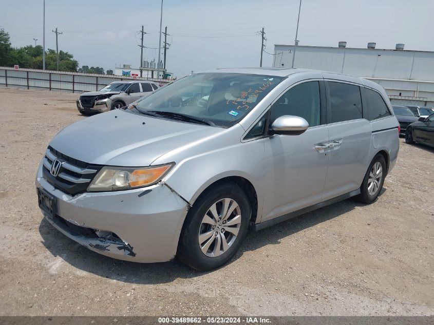 2014 Honda Odyssey Ex-L VIN: 5FNRL5H68EB092911 Lot: 39489662