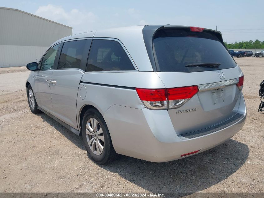 2014 Honda Odyssey Ex-L VIN: 5FNRL5H68EB092911 Lot: 39489662