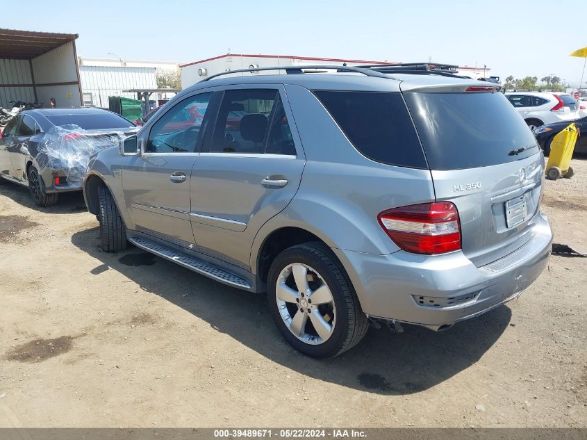 2011 Mercedes-Benz Ml 350 VIN: 4JGBB5GB2BA678927 Lot: 39489671