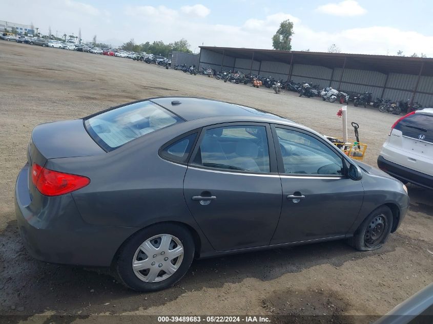 2007 Hyundai Elantra Gls/Limited/Se VIN: KMHDU46D37U215152 Lot: 39489683