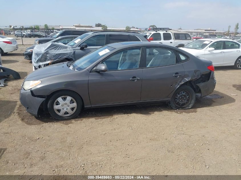 2007 Hyundai Elantra Gls/Limited/Se VIN: KMHDU46D37U215152 Lot: 39489683