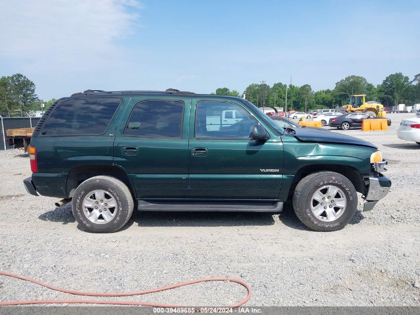2002 GMC Yukon Slt VIN: 1GKEC13Z12R275408 Lot: 39489685