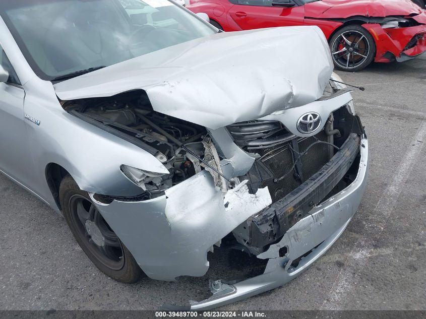 2007 Toyota Camry Hybrid VIN: JTNBB46K073031692 Lot: 39489700