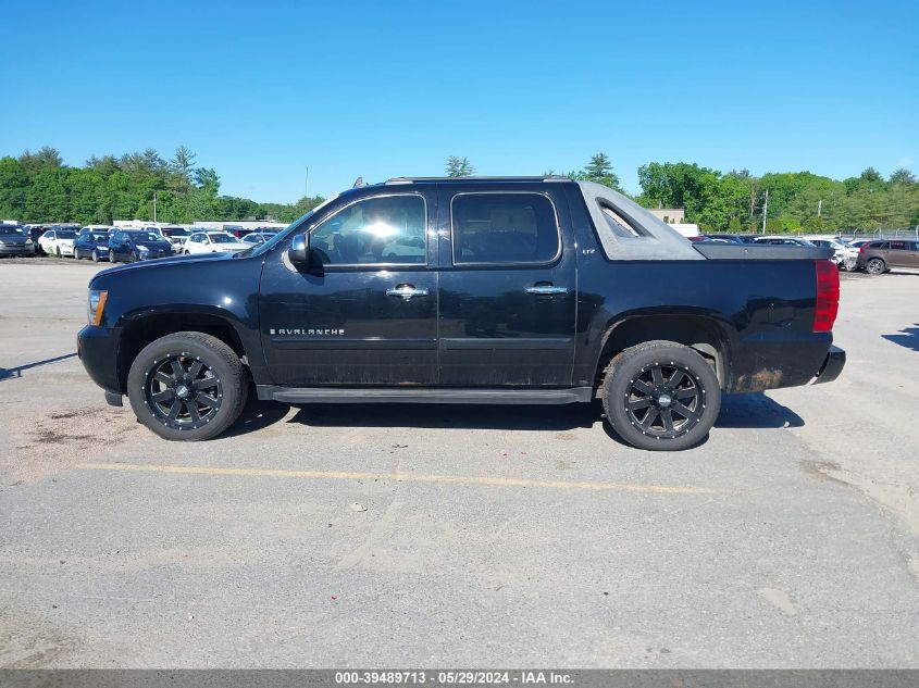 2008 Chevrolet Avalanche 1500 Ltz VIN: 3GNFK12328G187399 Lot: 39489713