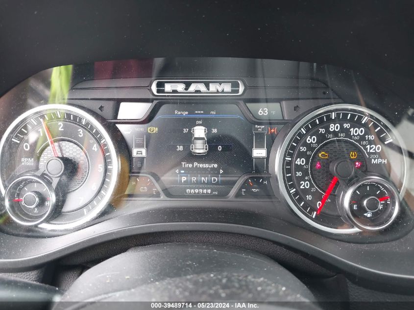 2021 Ram 1500 Laramie 4X4 5'7 Box VIN: 1C6SRFJT8MN577787 Lot: 39489714