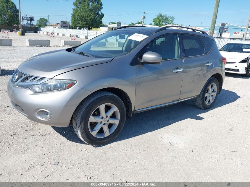 2009 Nissan Murano Sl VIN: JN8AZ18W19W155003 Lot: 39489715