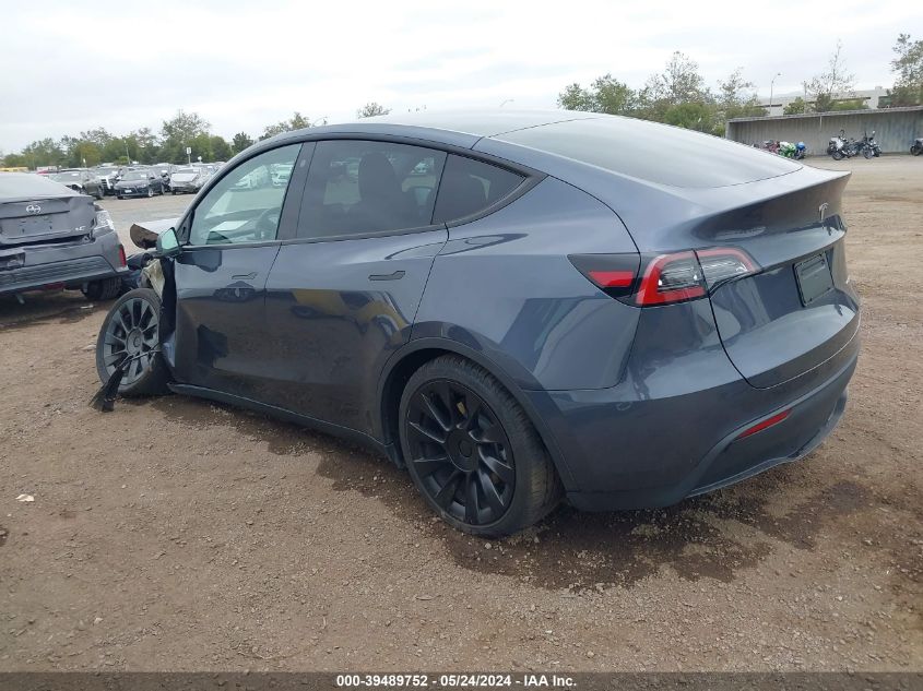 2023 Tesla Model Y Awd/Long Range Dual Motor All-Wheel Drive VIN: 7SAYGDEE6PA109939 Lot: 39489752