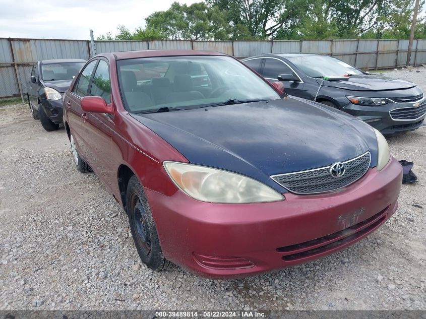 2003 Toyota Camry Le VIN: 4T1BE32K43U238355 Lot: 39489814