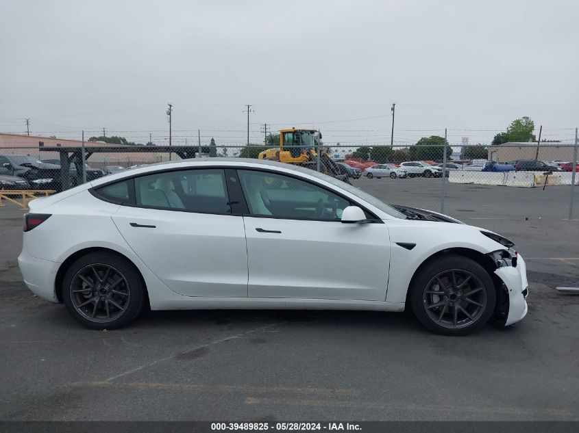 2021 Tesla Model 3 Standard Range Plus Rear-Wheel Drive VIN: 5YJ3E1EA7MF052884 Lot: 39489825