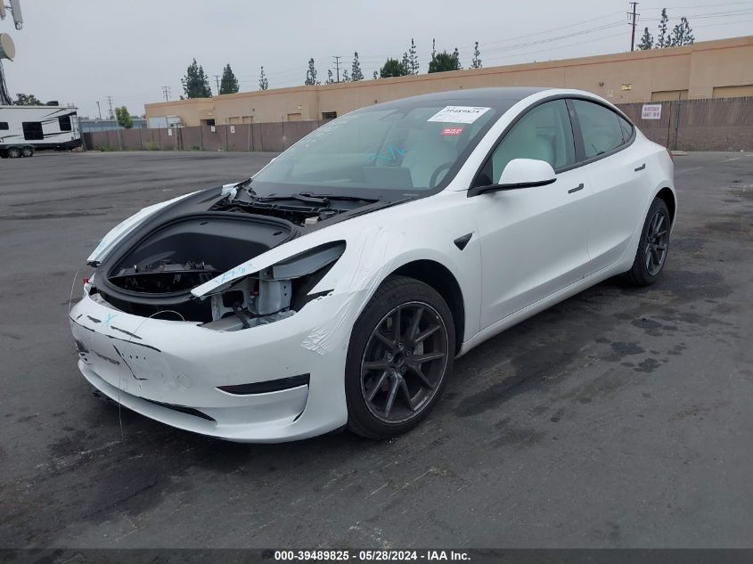 2021 Tesla Model 3 Standard Range Plus Rear-Wheel Drive VIN: 5YJ3E1EA7MF052884 Lot: 39489825