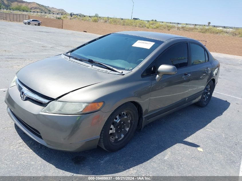 2008 Honda Civic Lx VIN: 2HGFA16568H333490 Lot: 39489837