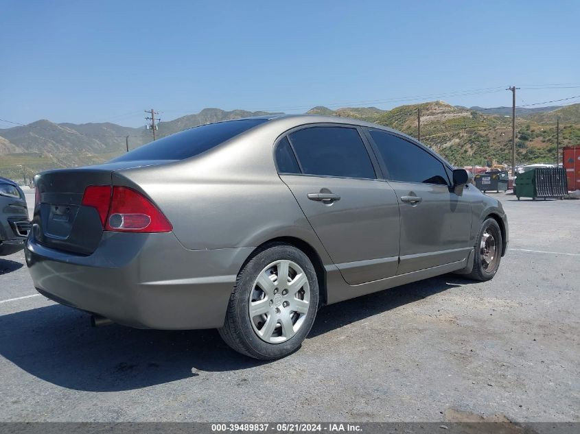 2008 Honda Civic Lx VIN: 2HGFA16568H333490 Lot: 39489837