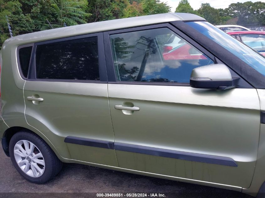 2013 Kia Soul + VIN: KNDJT2A64D7601581 Lot: 39489851