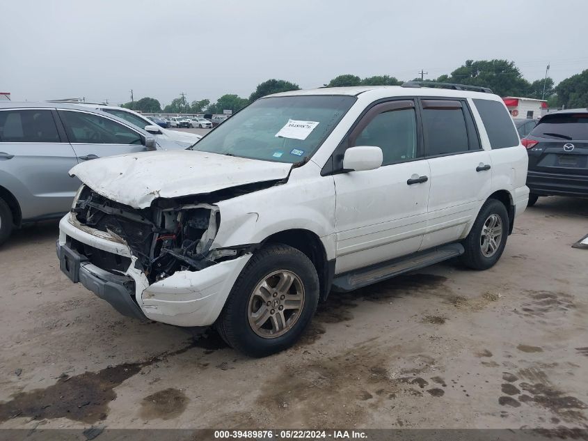 2004 Honda Pilot Ex-L VIN: 2HKYF18534H526932 Lot: 39489876