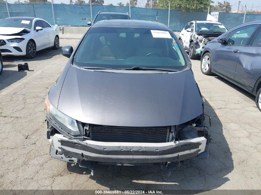 2012 Honda Civic Ex-L VIN: 19XFB2F92CE303069 Lot: 39489881