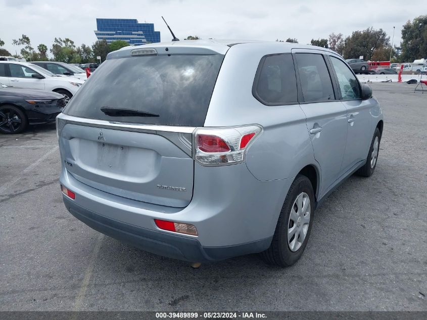 2014 Mitsubishi Outlander Es VIN: JA4AD2A3XEZ007337 Lot: 39489899