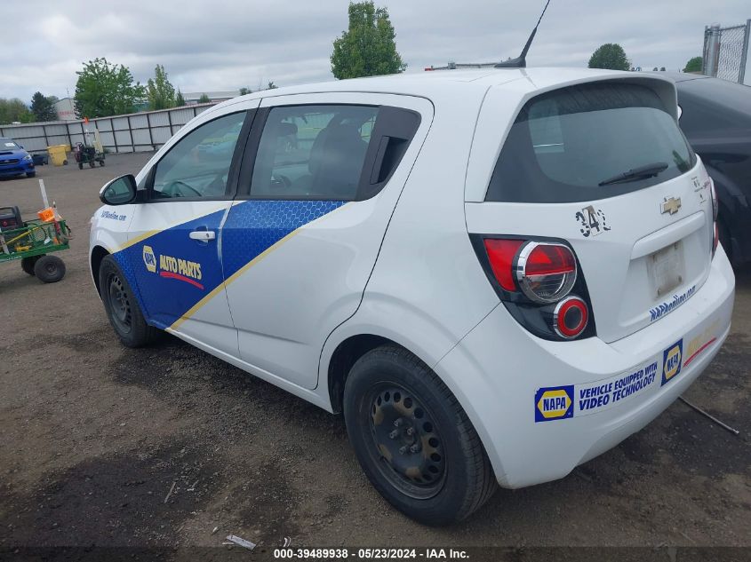 2013 Chevrolet Sonic Ls Auto VIN: 1G1JA6SH5D4162348 Lot: 39489938