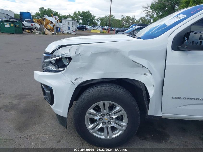 2021 Chevrolet Colorado 2Wd Long Box Lt VIN: 1GCHSCEA4M1254844 Lot: 39489939