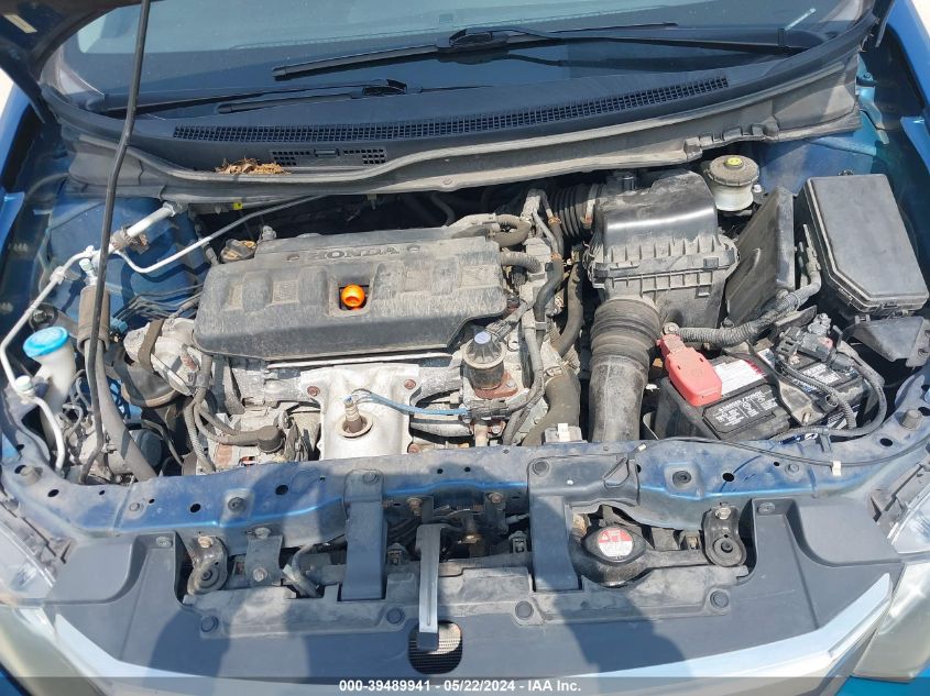 2012 Honda Civic Lx VIN: 19XFB2F58CE065189 Lot: 39489941